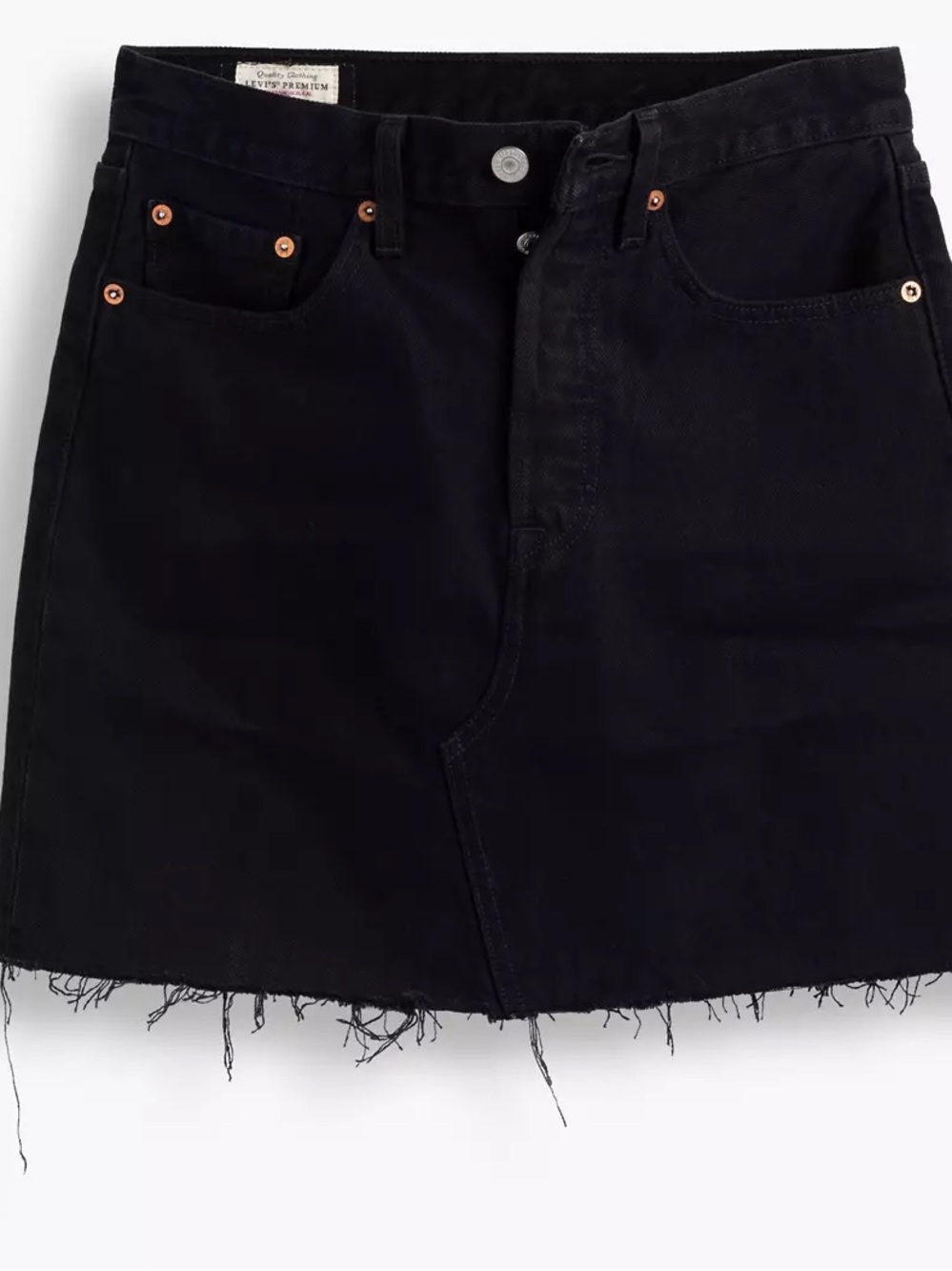 Levi Strauss & Co Black Jean Mini Skirt 32